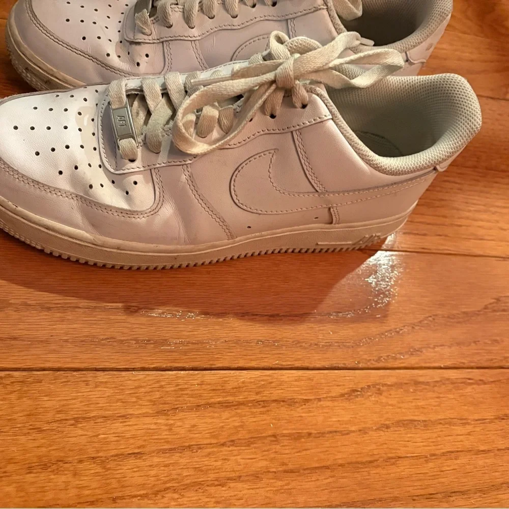 Nike All-White Air Force 1 Sneakers